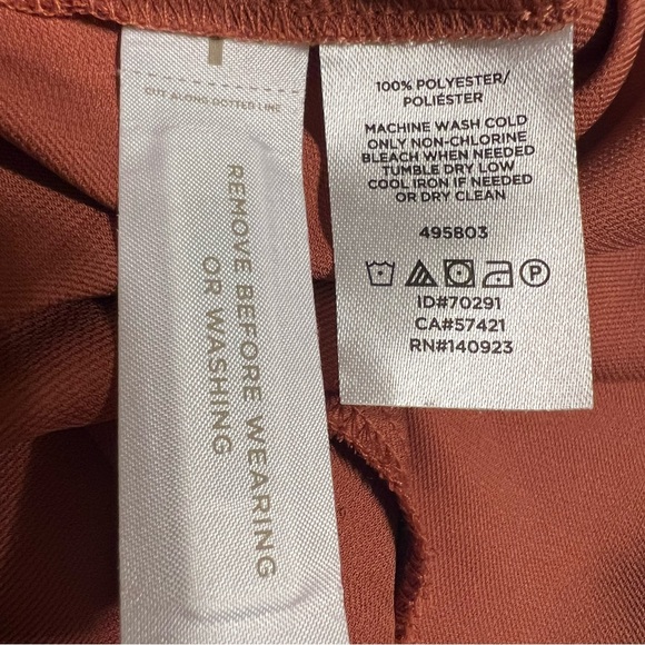 NEW Lou & Grey Terracotta Wide Leg Pants Elevate Style Classic Sophisticated - Picture 8 of 10